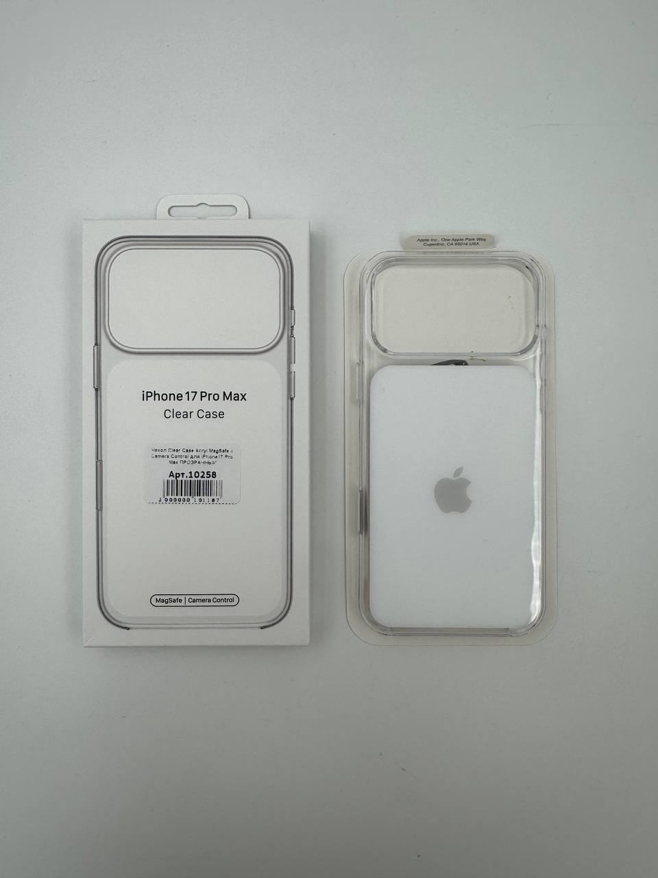 Чехол Clear Case Acryl MagSafe с Camera Control для iPhone17 Pro Max ПРОЗРАЧНЫЙ