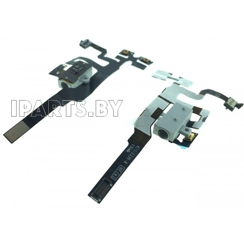 Шлейф для iPhone4 Hand-Free БЕЛЫЙ