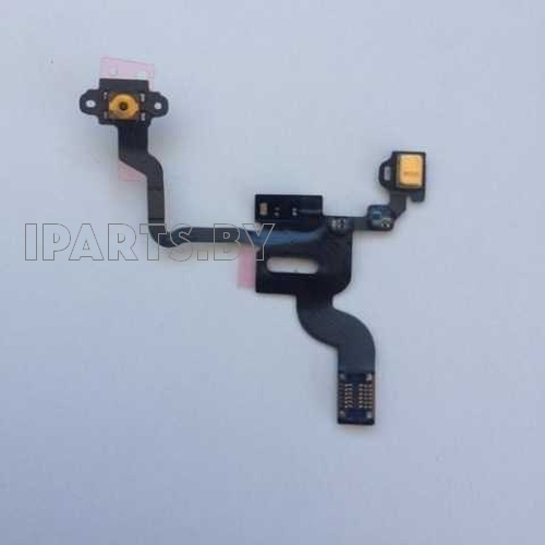 Шлейф для iPhone4 Sensor+on/off+mic orig (821-1034-A)