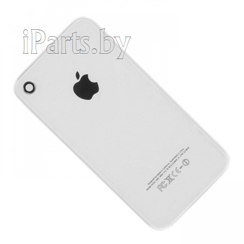 Задняя крышка для iPhone 4 БЕЛЫЙ (с олеофобным покрытием)