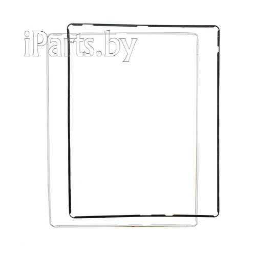 Рамка под стекло модуля iPad2/3/4 + Sticker БЕЛЫЙ
