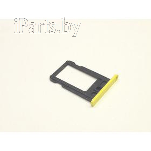 Лоток для сим-карты для iPhone5C ЖЕЛТЫЙ