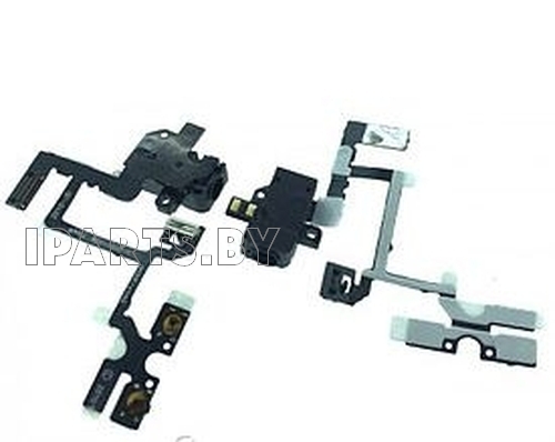 Шлейф для iPhone4 Hand-Free orig ЧЕРНЫЙ 