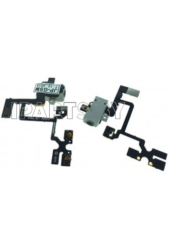 Шлейф для iPhone4 Hand-Free orig БЕЛЫЙ 