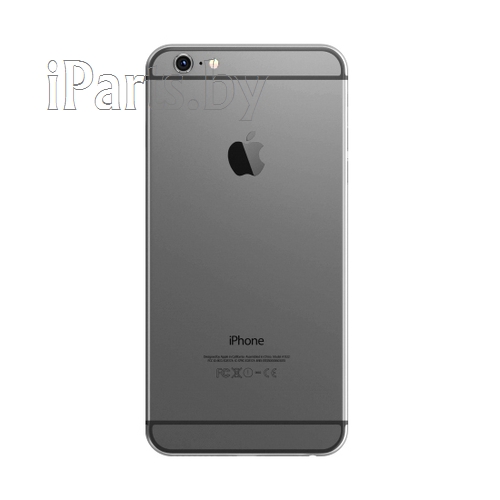 Задняя крышка для iPhone 6S Plus ТЕМНО-СЕРЫЙ Hi-copy