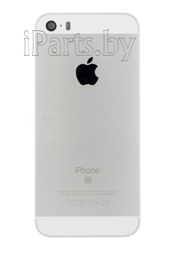 Задняя крышка для iPhone 5SE СЕРЕБРО Copy А 