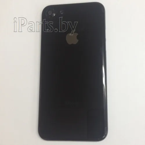 Задняя крышка для iPhone 7 (4,7") ЧЁРНЫЙ глянец Hi-copy, для iPhone 7, арт. 02526