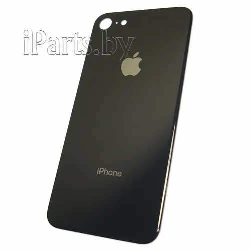 Заднее стекло для iPhone 8 (4,7") ЧЕРНЫЙ (СЕ), для iPhone 8, арт. 02823