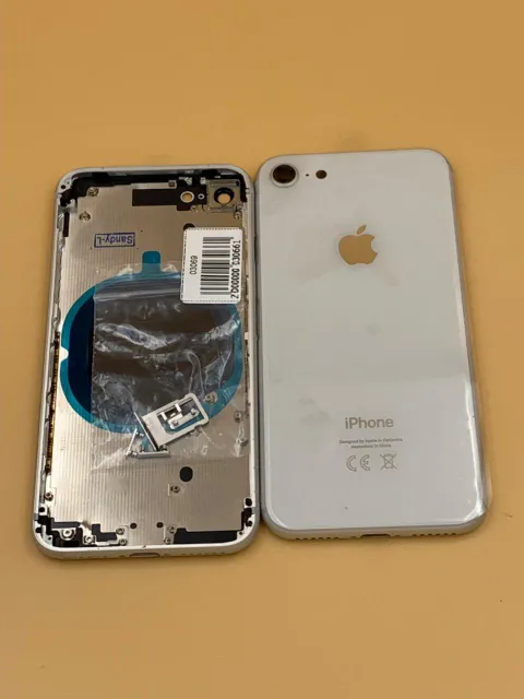 Задняя крышка для iPhone 8 (4,7") + стекло БЕЛЫЙ (CE) Hi-copy, для iPhone 8, арт. 03069