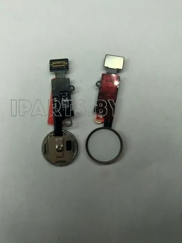 Шлейф для iPhone7 (4,7") Home Button+Home БЕЛЫЙ/СЕРЕБРО, для iPhone 7, арт. 03295