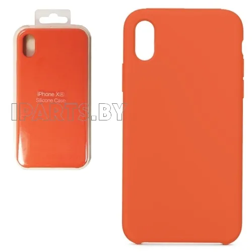 Чехол Silicone Case для iPhoneXS Max ОРАНЖЕВЫЙ (№13), для iPhone Xs Max, арт. 03499