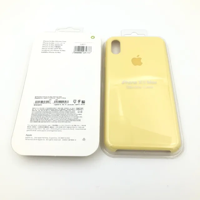 Чехол Silicone Case для iPhoneXS Max ЖЕЛТЫЙ (№4), для iPhone Xs Max, арт. 03577