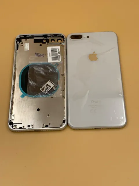 Задняя крышка для iPhone 8 Plus + стекло БЕЛЫЙ (CE) Hi-copy, для iPhone 8 Plus, арт. 03645