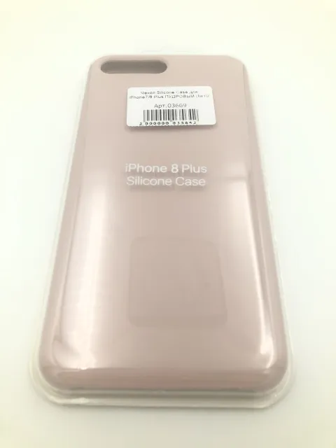 Чехол Silicone Case для iPhone7/8 Plus ПУДРОВЫЙ (№19), для iPhone 7 Plus, iPhone 8 Plus, арт. 03669