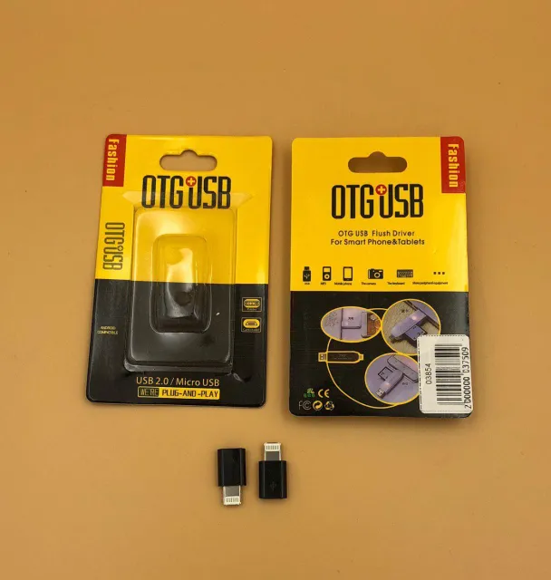 Переходник OTG Lightning - USB-micro, арт. 03854