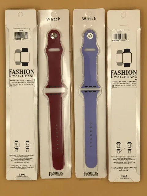 Ремешок силиконовый для iWatch 38/40/41мм КРАСНАЯ РОЗА, для iWatch 38, iWatch 40, iWatch 41, арт. 03894