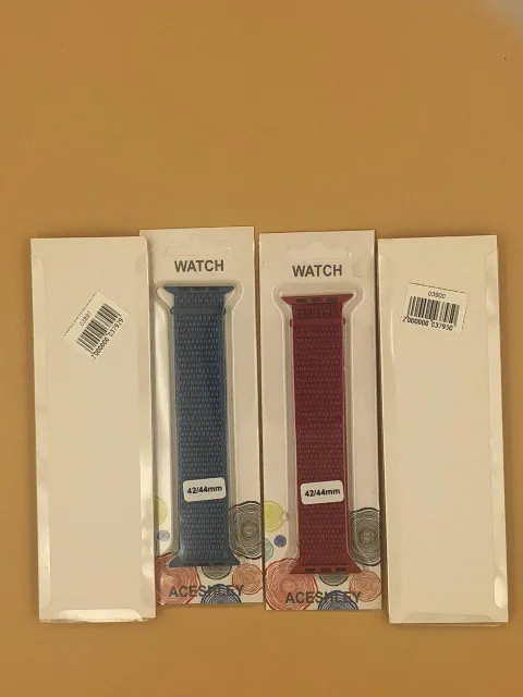 Ремешок тканевый для iWatch 42/44/45/49мм НЕБЕСНЫЙ №26, для iWatch 42, iWatch 44, iWatch 45, iWatch 49, арт. 03897