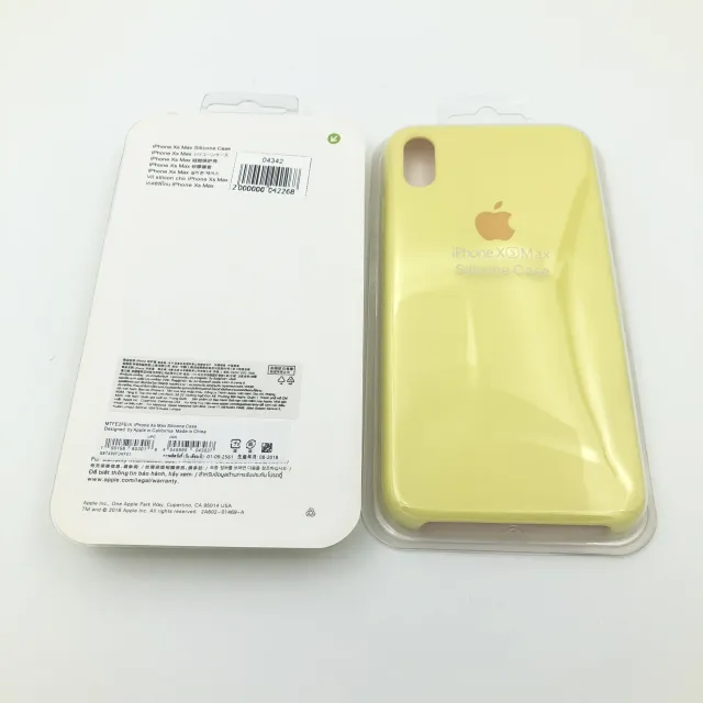 Чехол Silicone Case для iPhoneXS Max ЛИМОННО-ЖЕЛТЫЙ, для iPhone Xs Max, арт. 04342