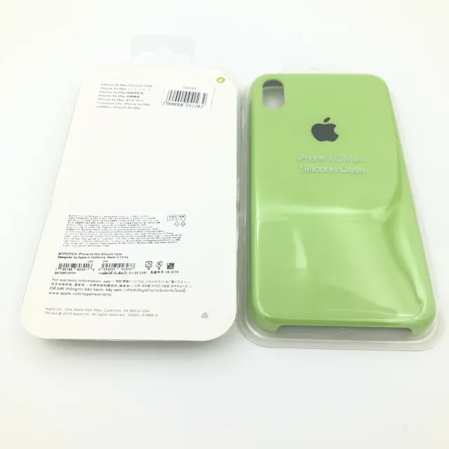 Чехол Silicone Case для iPhoneXS Max ЗЕЛЕНЫЙ НЕОН (№31), для iPhone Xs Max, арт. 04344
