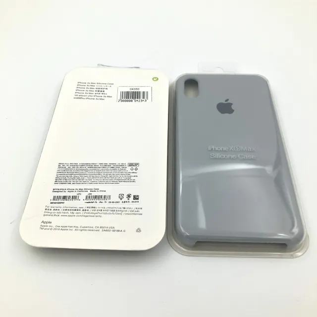 Чехол Silicone Case для iPhoneXS Max СЕРО-ГОЛУБОЙ (№43), для iPhone Xs Max, арт. 04350