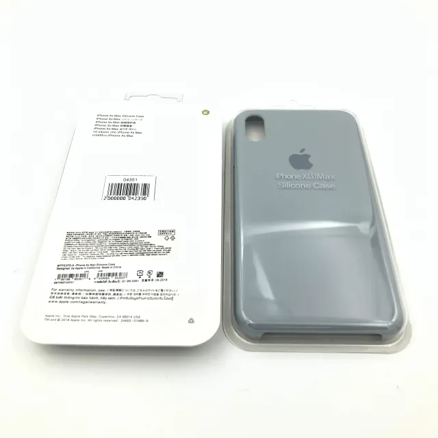Чехол Silicone Case для iPhoneXS Max СВЕТЛО-СЕРЫЙ, для iPhone Xs Max, арт. 04351