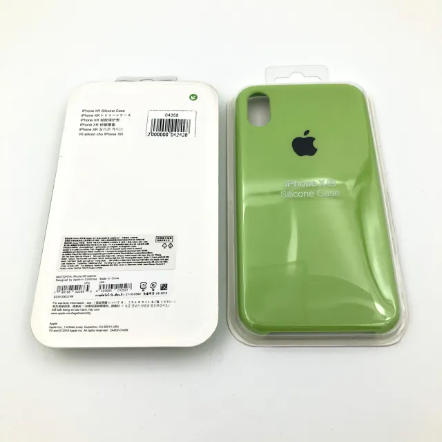 Чехол Silicone Case для iPhoneXR ЗЕЛЕНЫЙ НЕОН (№31), для iPhone Xr, арт. 04358