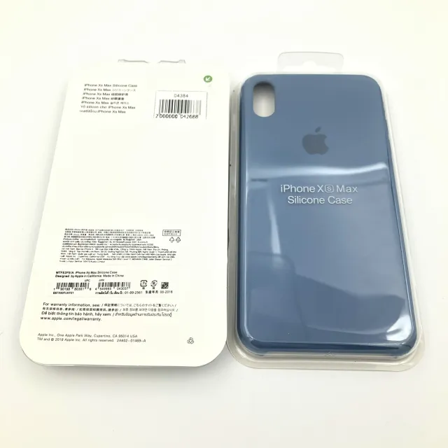 Чехол Silicone Case для iPhoneXS Max ДЖИНСОВЫЙ (№38), для iPhone Xs Max, арт. 04384
