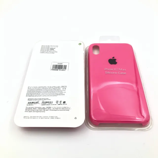 Чехол Silicone Case для iPhoneXS Max ФУКСИЯ (№58), для iPhone Xs Max, арт. 04385