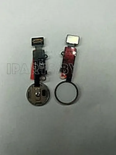Шлейф для iPhone7 (4,7") Home Button+Home БЕЛЫЙ/КРАСНОЕ ЗОЛОТО, для iPhone 7, арт. 04417