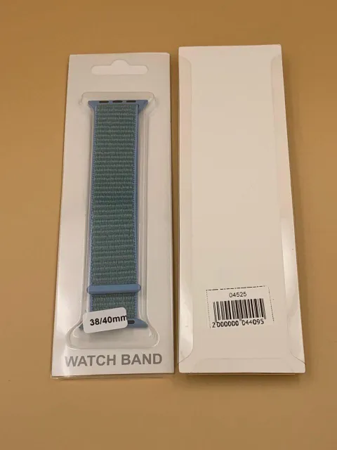 Ремешок тканевый для iWatch 38/40/41мм ГОЛУБОЙ №35, для iWatch 38, iWatch 40, iWatch 41, арт. 04525