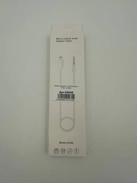 Кабель Lightning - AUX 3.5 audio + упак. (JH-025), арт. 04546