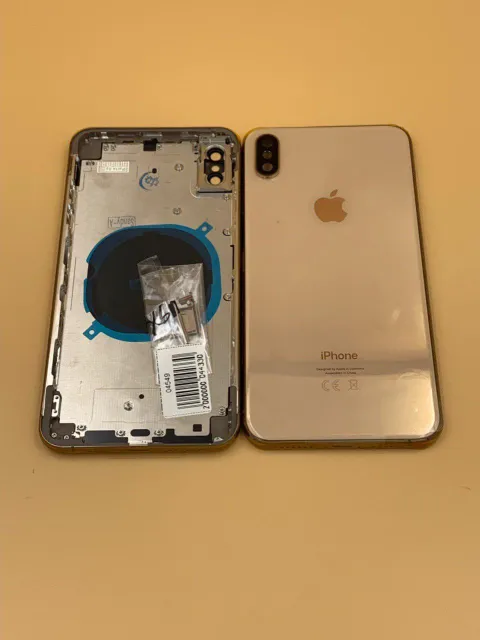 Задняя крышка для iPhone XS Max + стекло ЗОЛОТО (CE) - ПРЕМИУМ, для iPhone Xs Max, арт. 04549