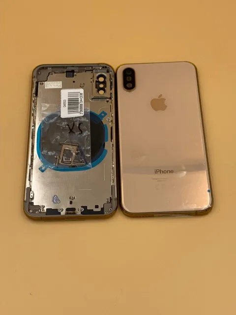 Задняя крышка для iPhone XS + стекло ЗОЛОТО (СЕ) - ПРЕМИУМ, для iPhone Xs, арт. 04553