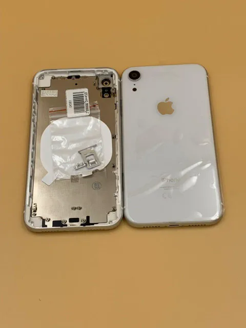 Задняя крышка для iPhone XR + стекло БЕЛЫЙ (CE) - ПРЕМИУМ, для iPhone Xr, арт. 04561