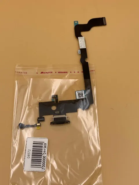 Шлейф для iPhoneXS Max CHARGE CONN ЧЕРНЫЙ (821-01415-A), для iPhone Xs Max, арт. 04572