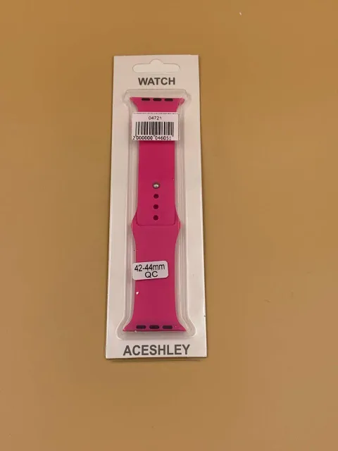 Ремешок силиконовый для iWatch 42/44/45/49мм БАРБИ РОЗОВЫЙ, для iWatch 42, iWatch 44, iWatch 45, iWatch 49, арт. 04721