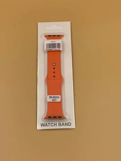 Ремешок силиконовый для iWatch 38/40/41мм ПЕРСИКОВЫЙ, для iWatch 38, iWatch 40, iWatch 41, арт. 04731