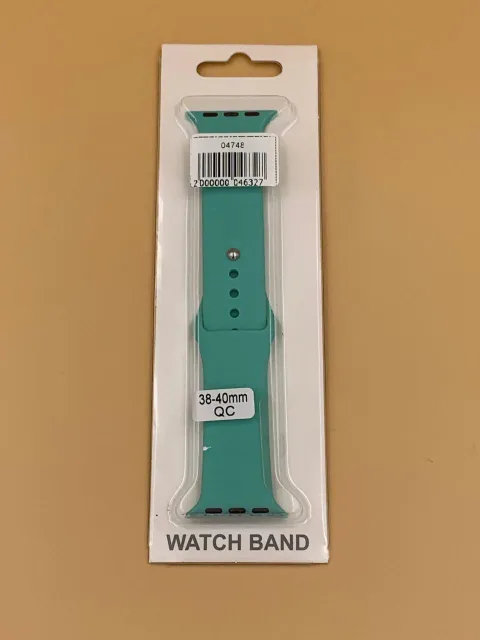 Ремешок силиконовый для iWatch 38/40/41мм МОРСКАЯ БИРЮЗА, для iWatch 38, iWatch 40, iWatch 41, арт. 04748