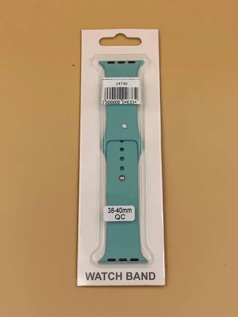 Ремешок силиконовый для iWatch 38/40/41мм БИРЮЗОВЫЙ, для iWatch 38, iWatch 40, iWatch 41, арт. 04749