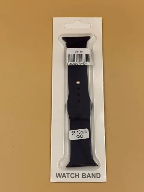 Ремешок силиконовый для iWatch 38/40/41мм ПОЛУНОЧНЫЙ, для iWatch 38, iWatch 40, iWatch 41, арт. 04750