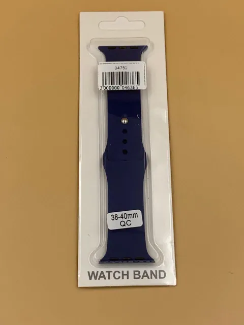 Ремешок силиконовый для iWatch 38/40/41мм СИНИЙ ОКЕАН, для iWatch 38, iWatch 40, iWatch 41, арт. 04752