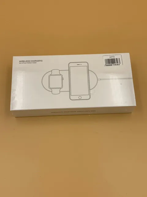Беспроводное зарядное устройство-площадка Mini AirPower (iWatch/iPhone одновременно), арт. 04772