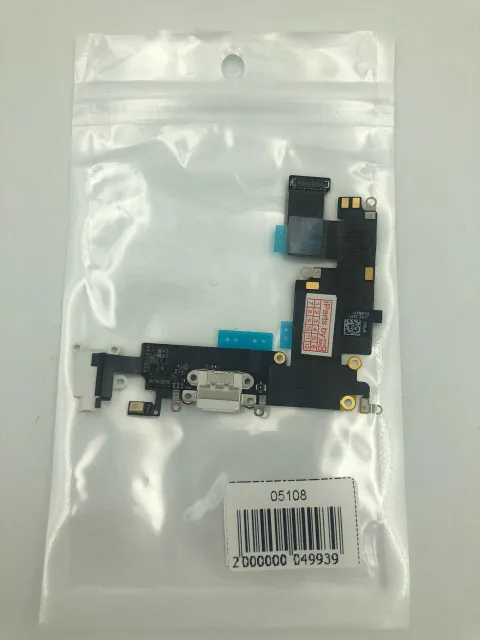 Шлейф для iPhone6 Plus CHARGE CONN orig NEW БЕЛЫЙ (821-2220-A), для iPhone 6 Plus, арт. 05108