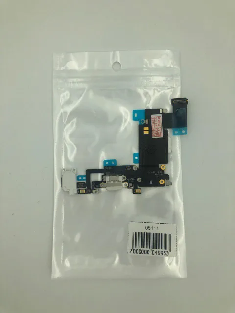 Шлейф для iPhone6S Plus CHARGE CONN orig NEW БЕЛЫЙ (821-00126-A), для iPhone 6s Plus, арт. 05111