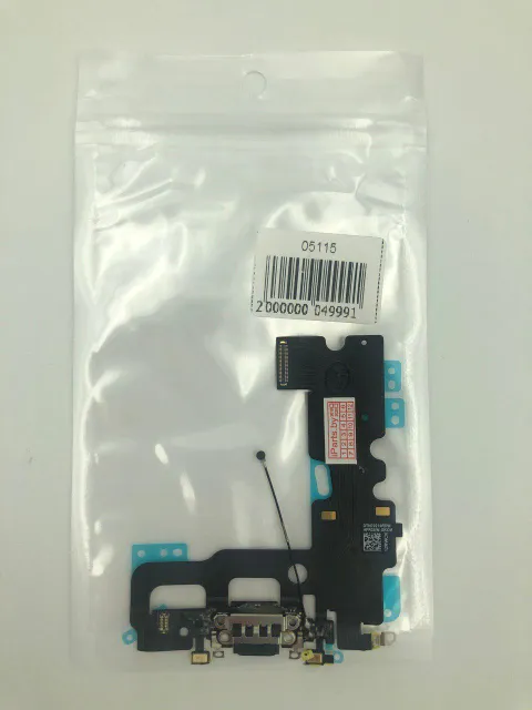 Шлейф для iPhone7 (4,7") CHARGE CONN orig NEW ЧЕРНЫЙ (821-00270), для iPhone 7, арт. 05115