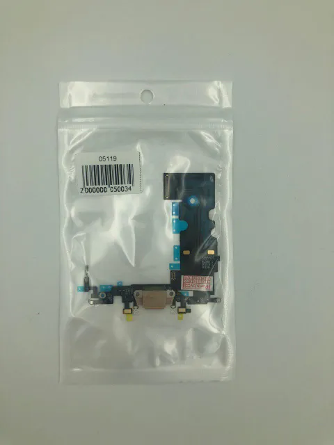 Шлейф для iPhone8 (4,7") CHARGE CONN orig NEW ЗОЛОТО (821-01163-A), для iPhone 8, арт. 05119