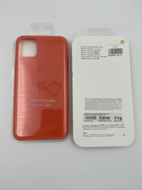 Чехол Silicone Case для iPhone11 Pro Max АПЕЛЬСИН (№8) 1:1, для iPhone 11 Pro Max, арт. 05165
