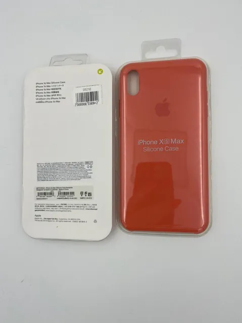 Чехол Silicone Case для iPhoneXS Max НЕКТАРИН (№6) 1:1, для iPhone Xs Max, арт. 05210