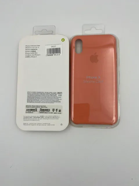 Чехол Silicone Case для iPhoneX ПЕРСИКОВЫЙ (№17) 1:1, для iPhone X, арт. 05237