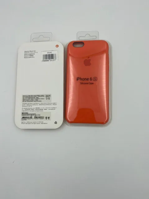 Чехол Silicone Case для iPhone6G/6S АБРИКОСОВЫЙ (№1) 1:1, для iPhone 6, iPhone 6s, арт. 05242